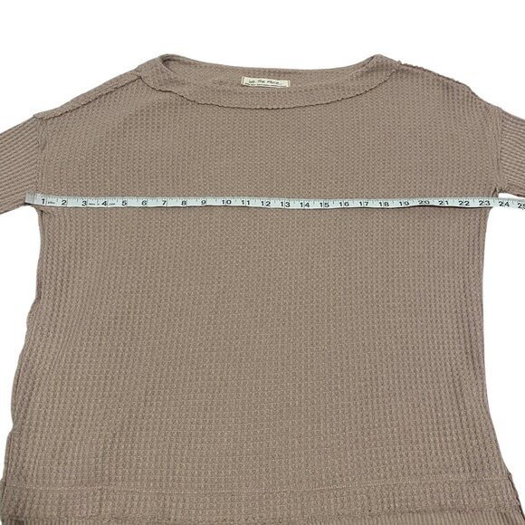 Free People We the Free North Shore Thermal Top in Sand Size XS - Picture 10 of 11